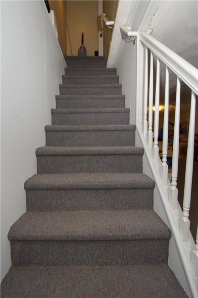152 Juniper Road Carpeted Stairs to Finished Basement
