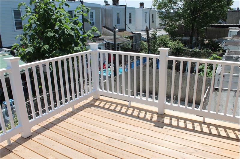 3049 Memphis Street 2nd floor Rear Deck