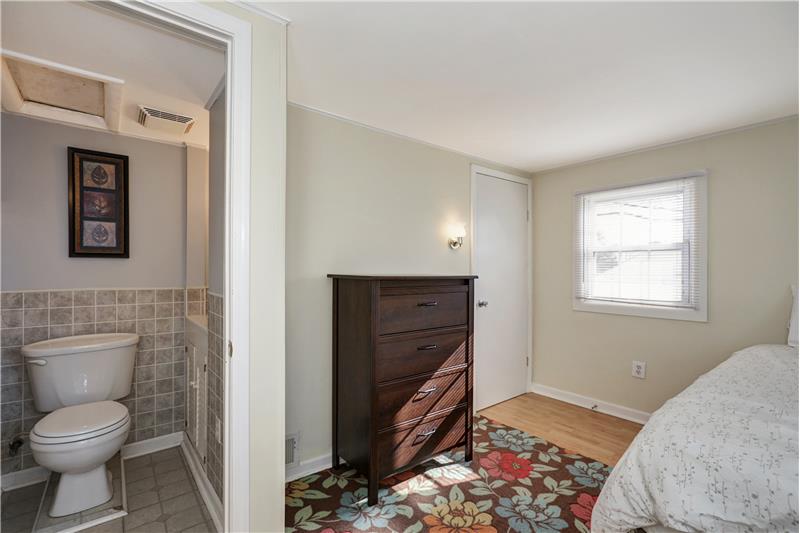 Bedroom 3 with half bath