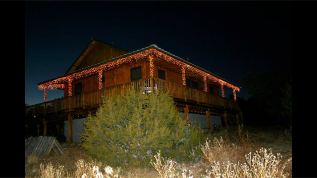 Notice the beautiful night sky. Enjoy the stars!
