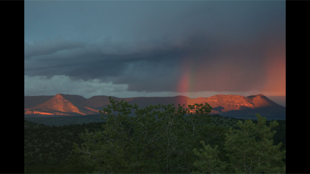 Monsoon season with beautiful views