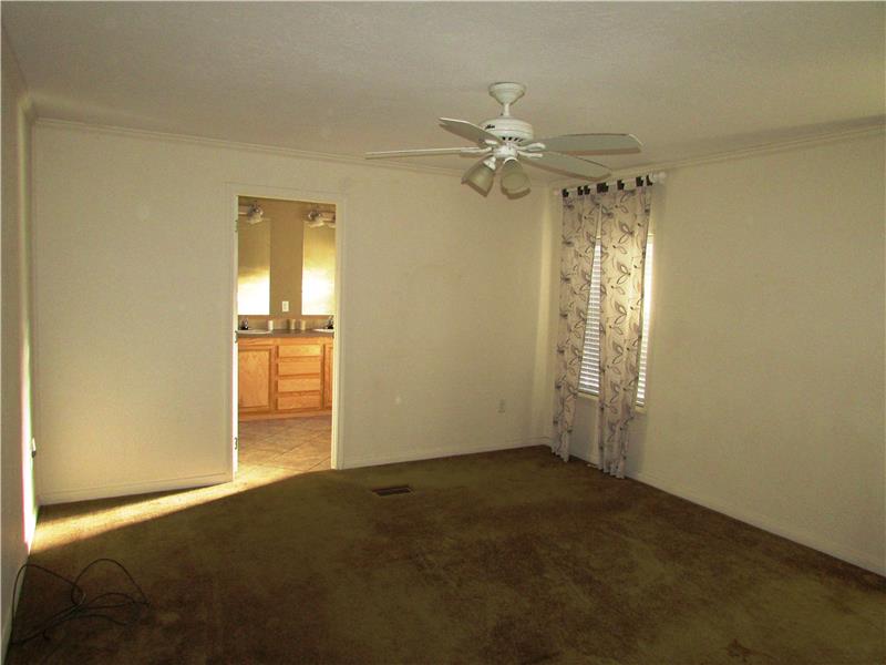 Owners suite with attached bathroom
