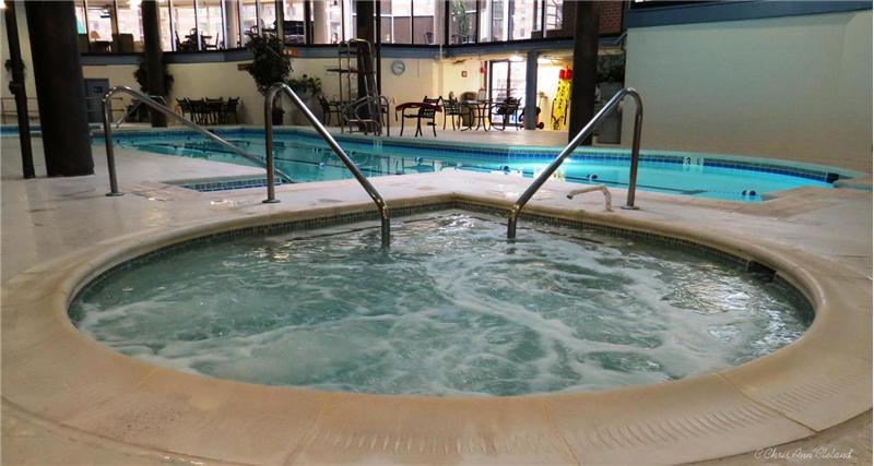 Community Hot Tub by Indoor Pool