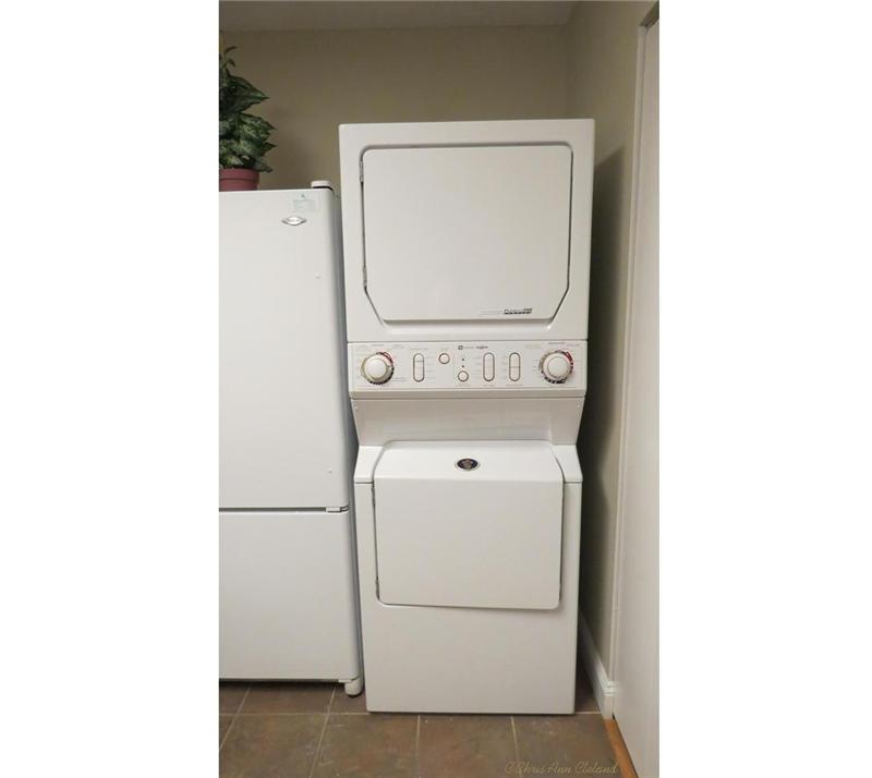 Stacked Washer/Dryer in Kitchen