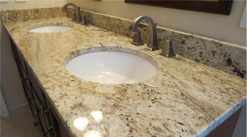 Master Bathroom has Granite Counter