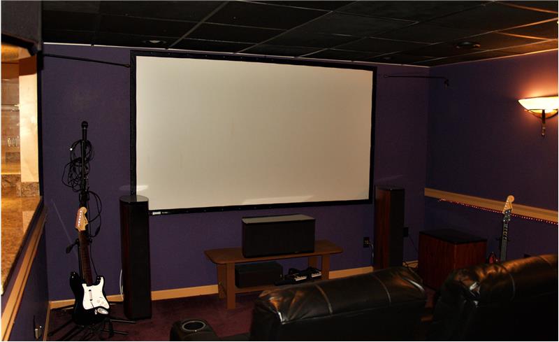 Home Theater in Basement