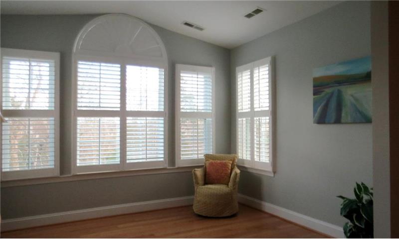 Sitting Area with Plantation Shutters