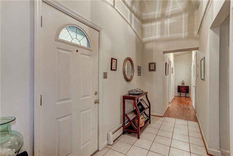 Foyer Entry/View of Hall to Bedrooms