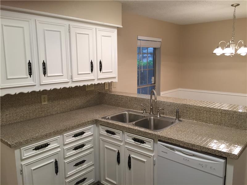 Kitchen sink area