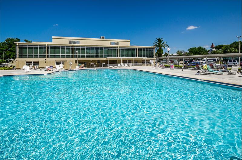 Resort style community pool