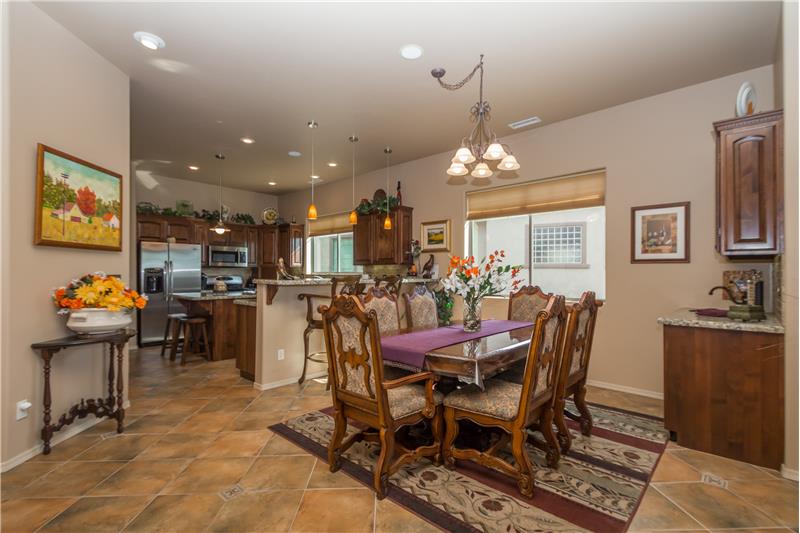 Kitchen and Dining Area