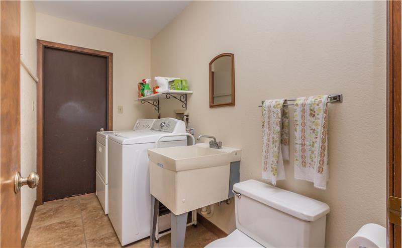 Laundry Room and Bathroom