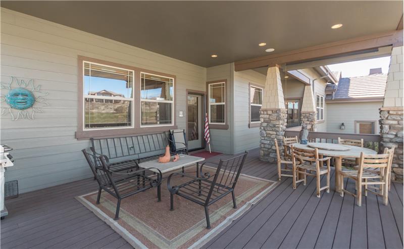 Covered Back Deck