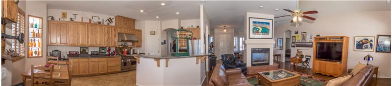Kitchen and Family Room