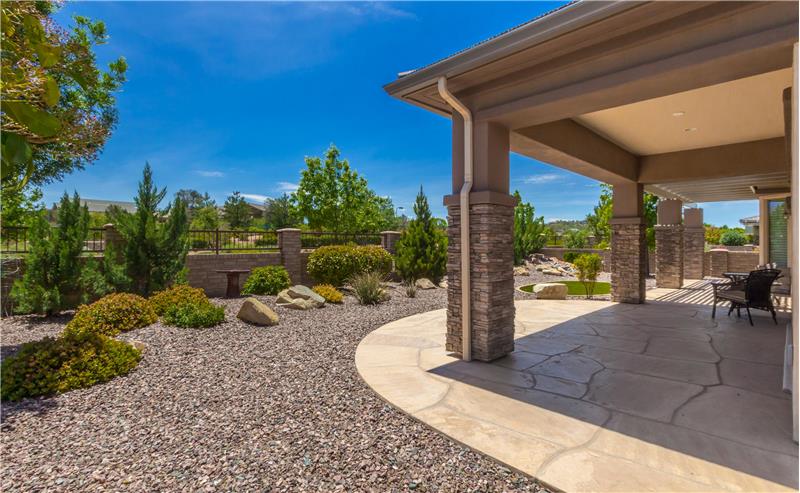 Back Patio and Yard
