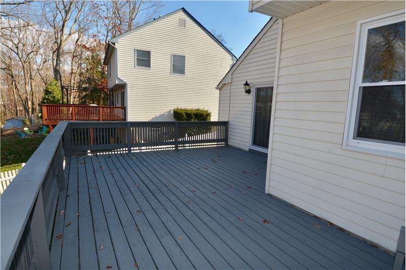 Wood deck