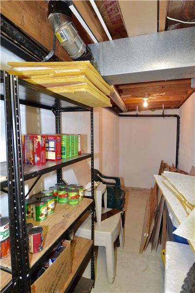 Basement storage area