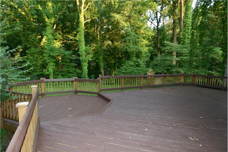 Backyard Wood Deck