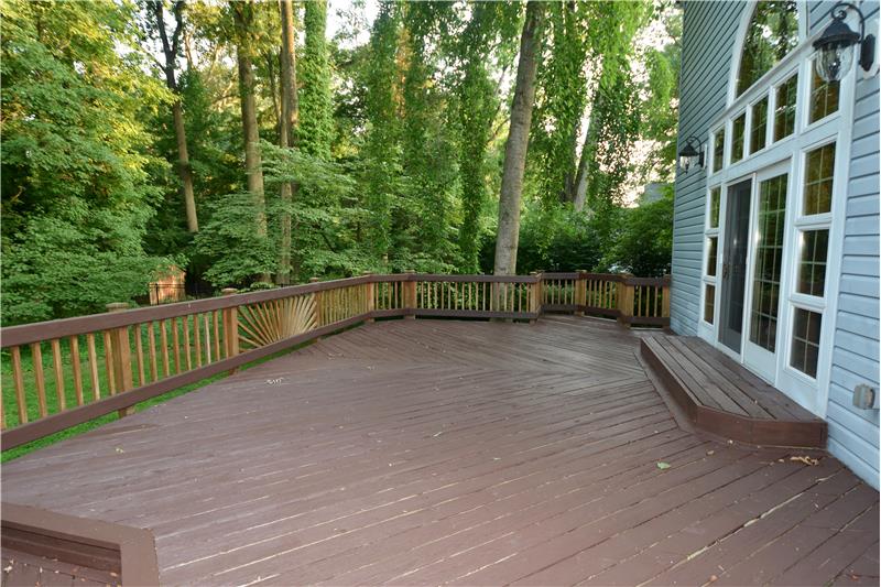 Backyard Wood Deck