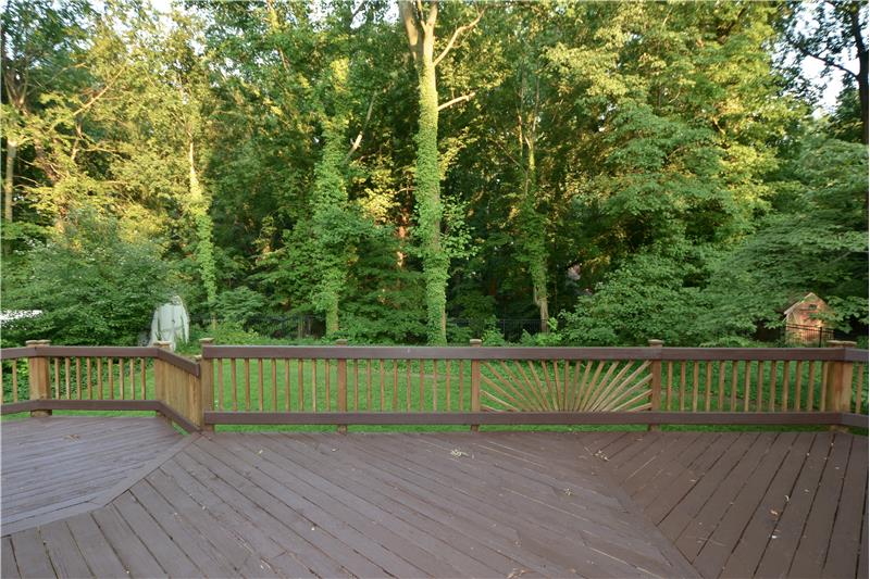 Backyard Wood Deck
