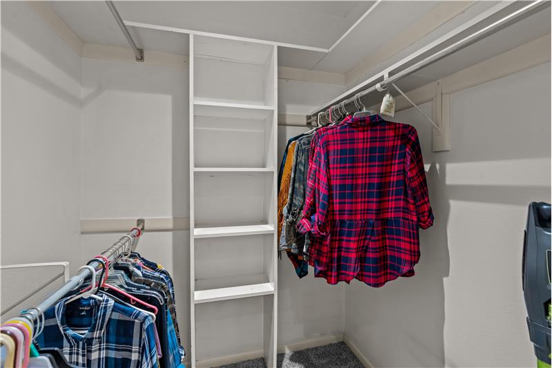 Primary Walk in Closet