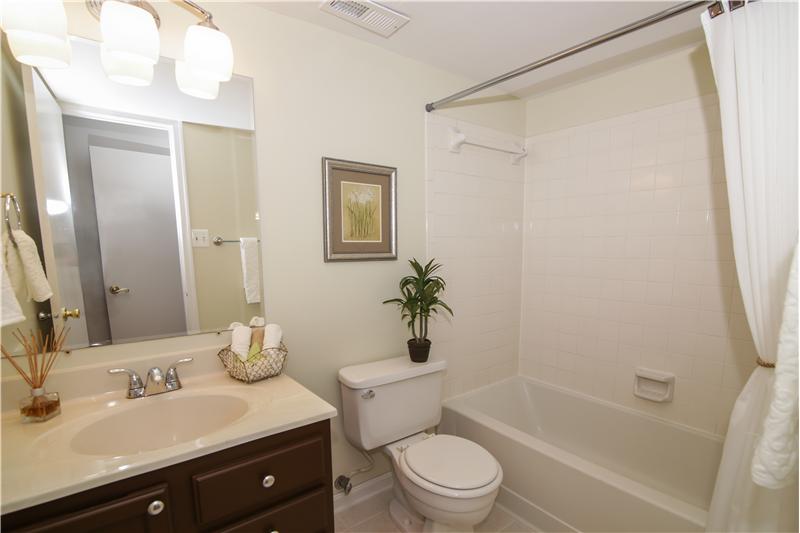 Lower level full bath