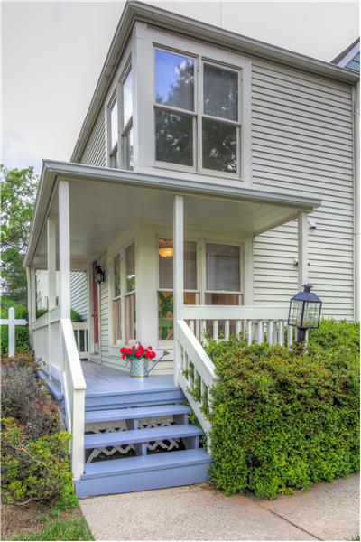 Inviting front porch