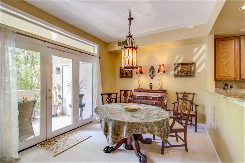 Dine with peaceful views