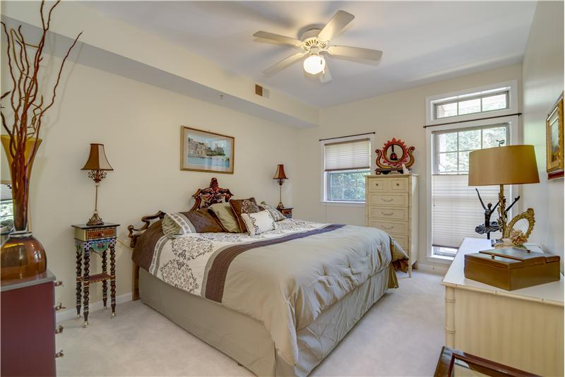 Spacious master suite