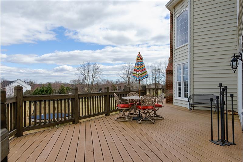 Can you just see your summer BBQ's from this deck?