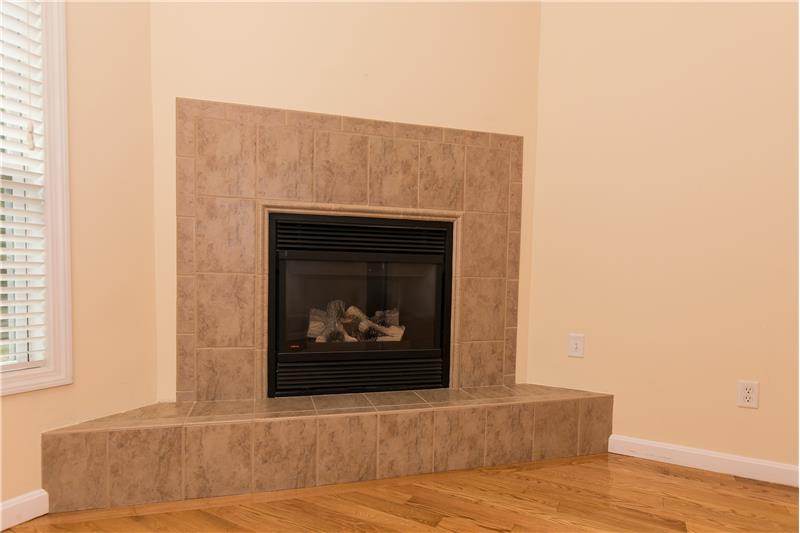 Gas Fireplace in Living Room