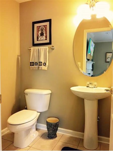 Powder Room off Great Room