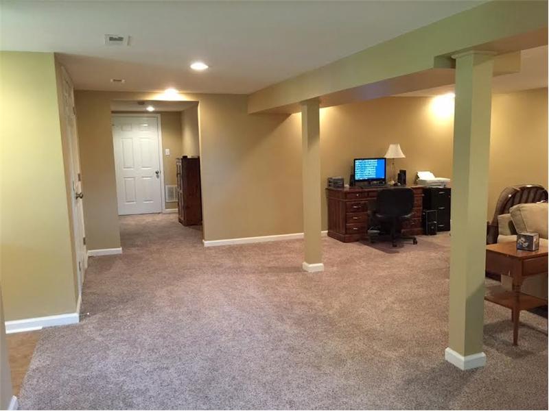 Basement Home Office Area