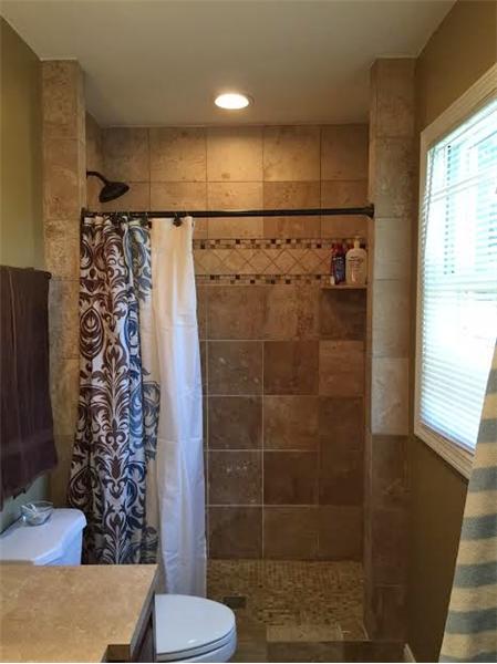 Travertine Tile Shower