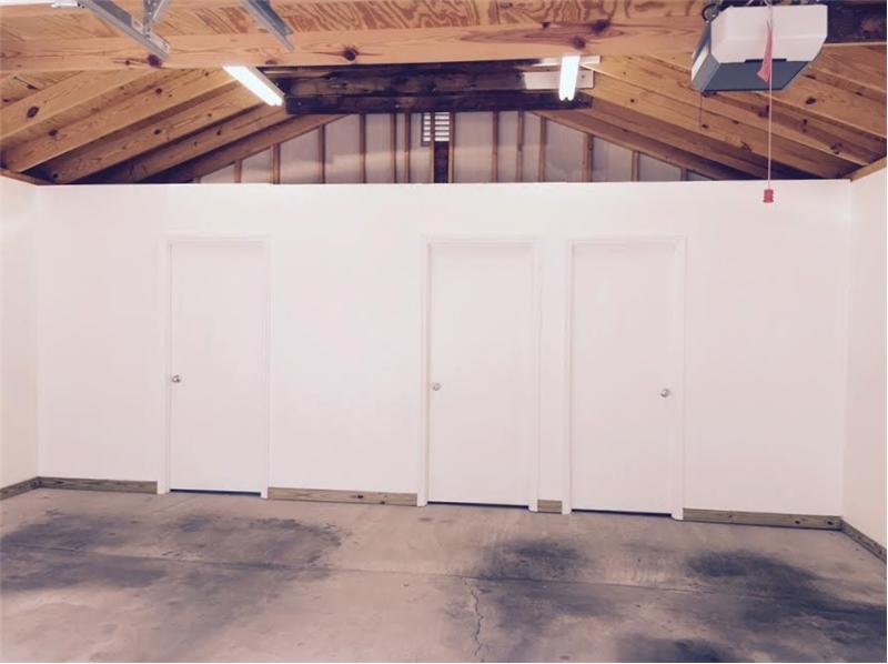 Garage Interior with Tenant & Owner Storage Units