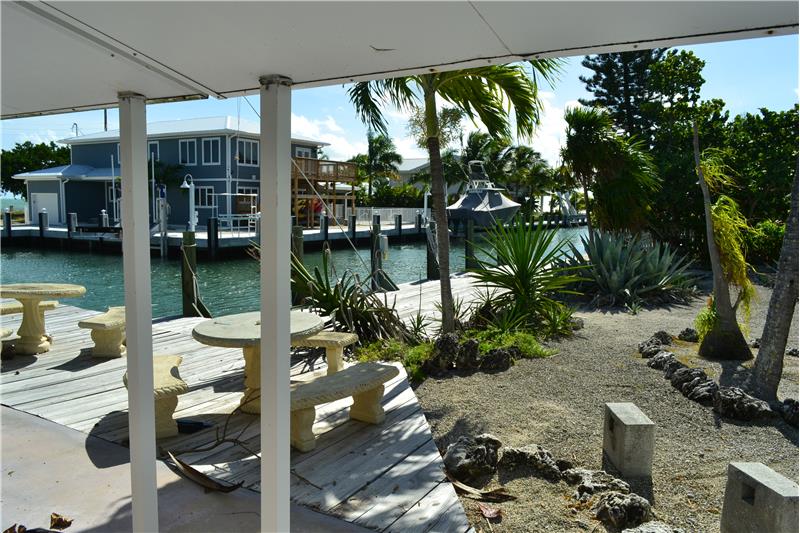 Canal from pool enclosure