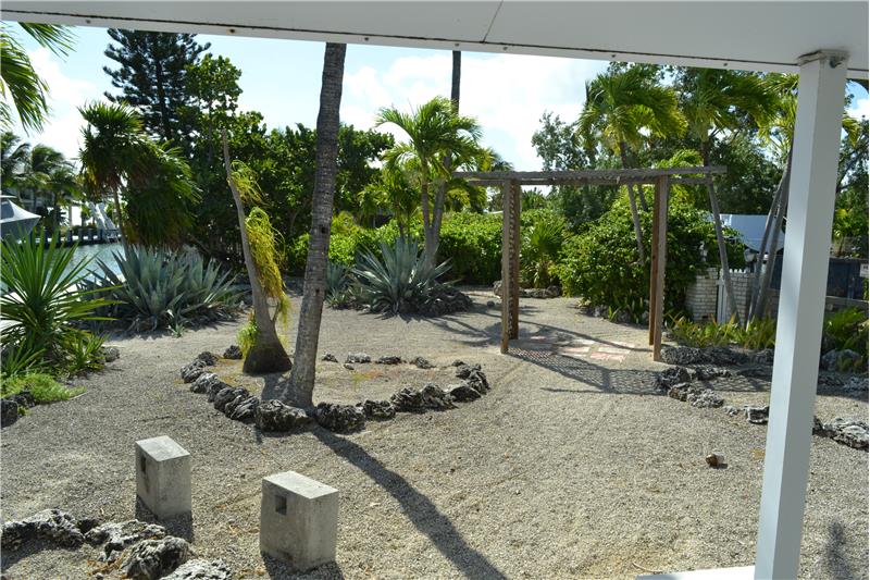 Back yard from Pool enclosure