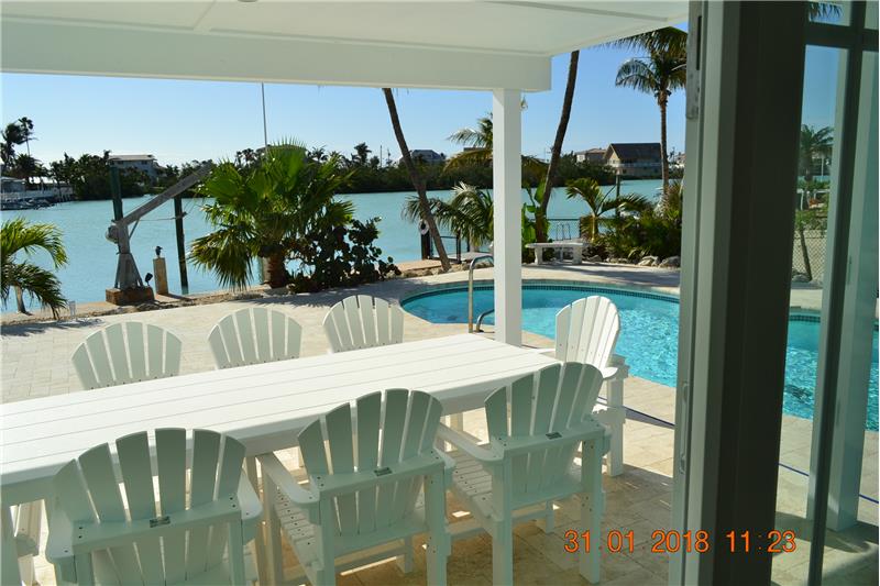 lower deck, pool & Lagoon view