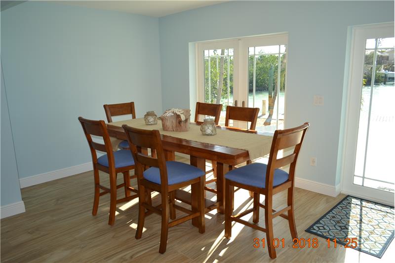 dining area lower level