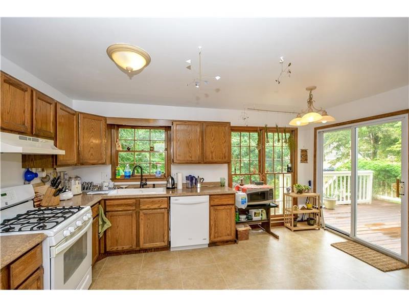 Kitchen open to deck