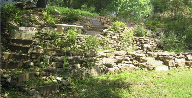 Beautiful rock garden