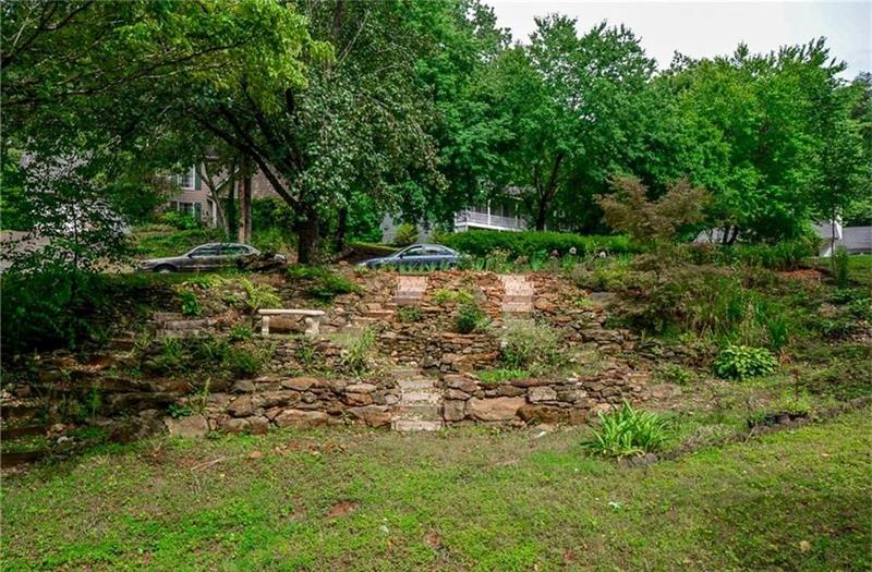 Beautiful rock garden