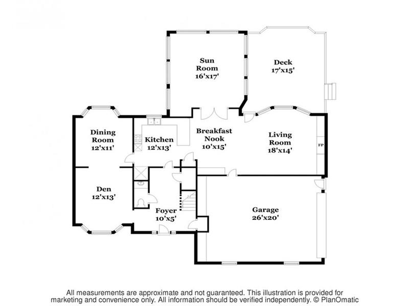 Main floor floorplan