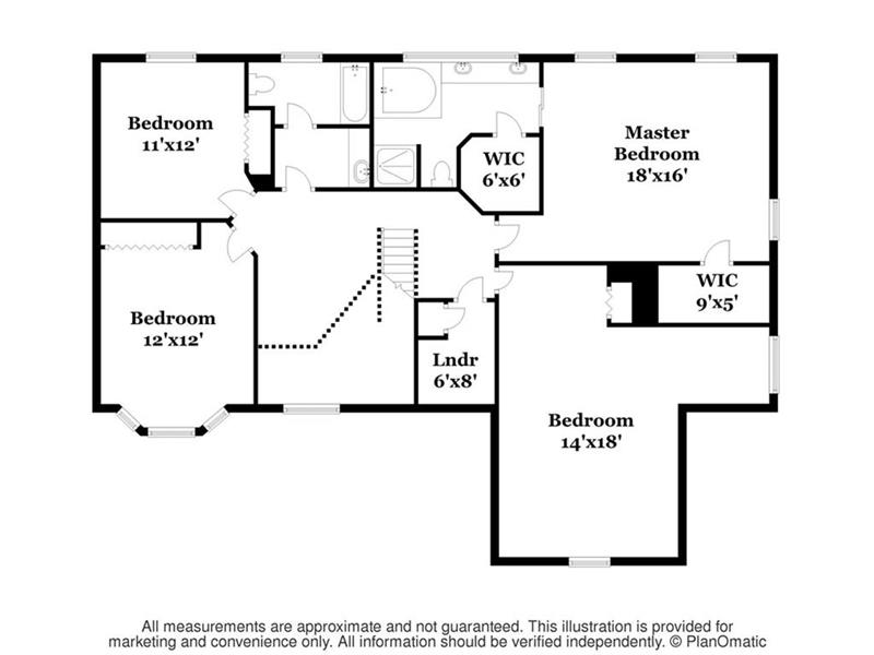 Upper lever floorplan