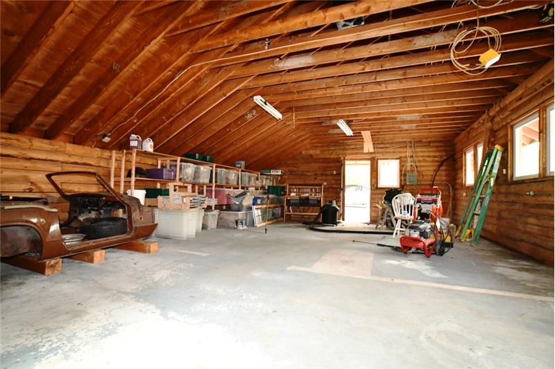 Inside the garage/shop