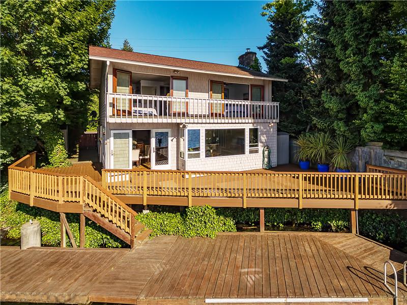 Incredibly Private Setting with Two View Decks and Great for Entertaining.