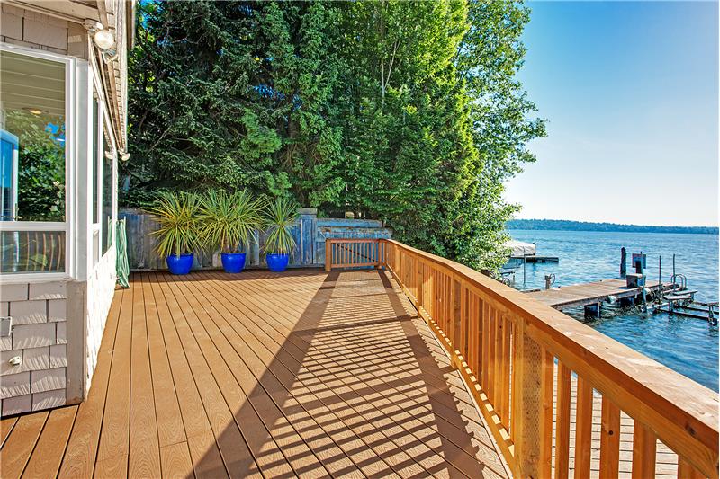 Enjoy BBQ's on this Brand New $40,000 Deck. Great for Entertaining.