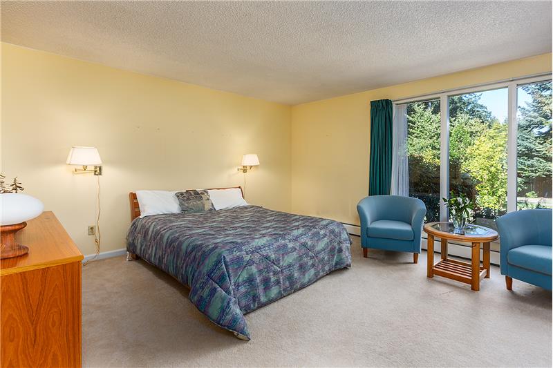 Huge Master Bedroom with a Lovely Window Looking out to the Private, Park Like Setting!!