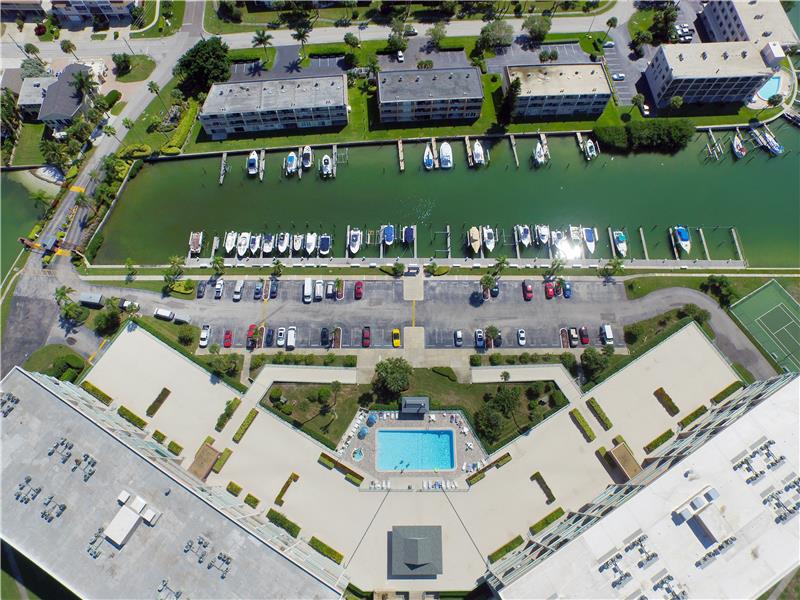 Drone View of Marina / POOL area