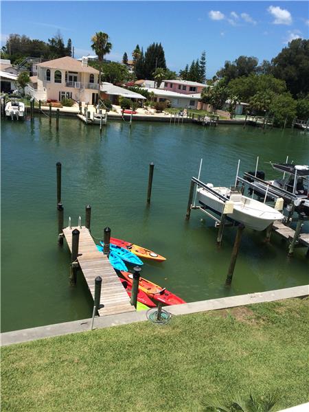 Kayak launch just out the back door